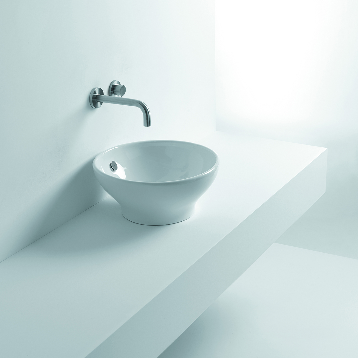 Cup WS02101V, 16.5 Dia. x 7.5, Bathroom Sink in Ceramic White