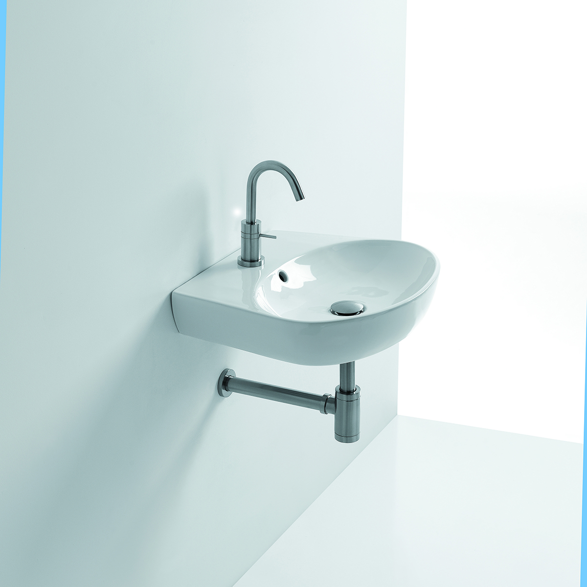 H10 40O, 15.7 x 16.9 x 4.0, Wall Mounted or Vessel Bathroom Sinkin Ceramic White