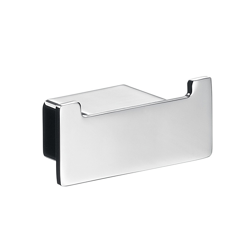 The Loft Collection brings the ultimate luxury to the bathroom. The chrome double bathroom hook is Made in Germany with a solid brass base material and beautiful chrome finish. This towel hook is perfect piece for any modern bathroom and can be combined with the other items from the Loft series to create a truly remarkable bathroom design.